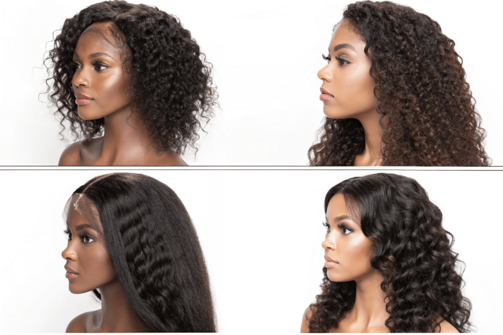 curly-kinky body wave textures bob wigs