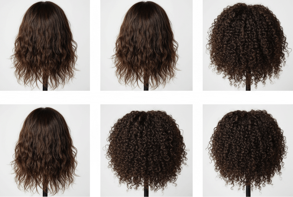 different density hair wigs