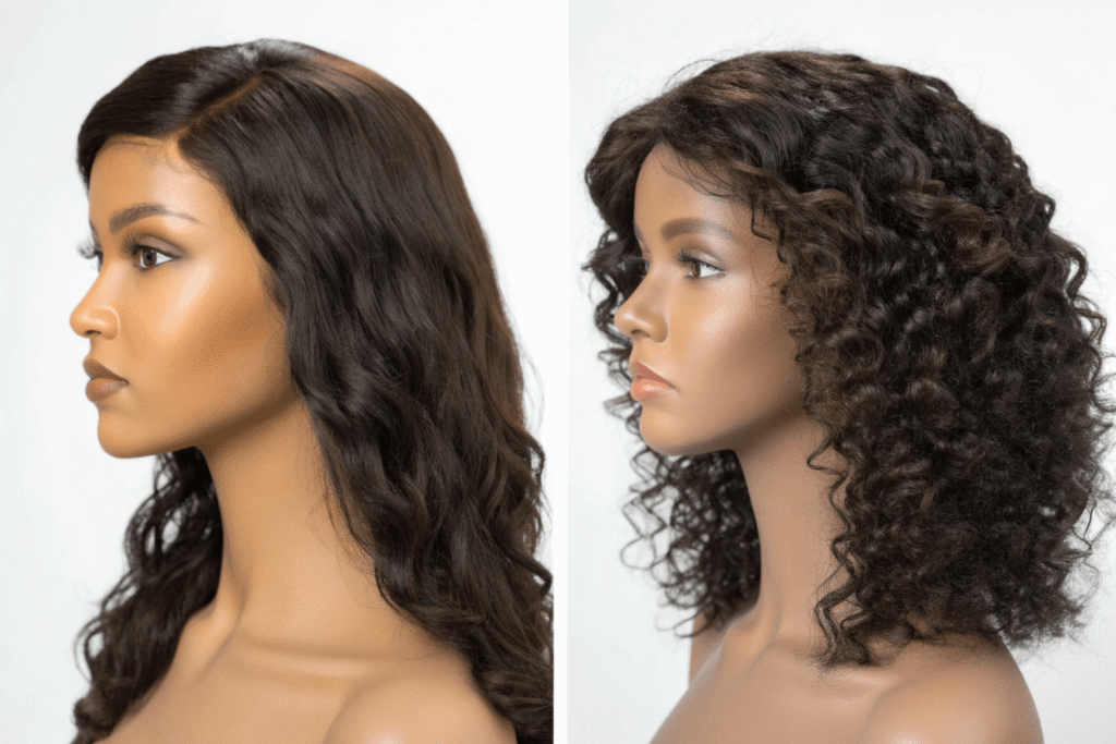 150% density high quality human hair wig