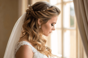 18–22 inch human hair wig with loose waves