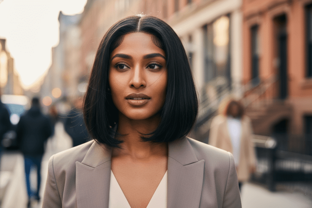 5x5 closure human hair wig