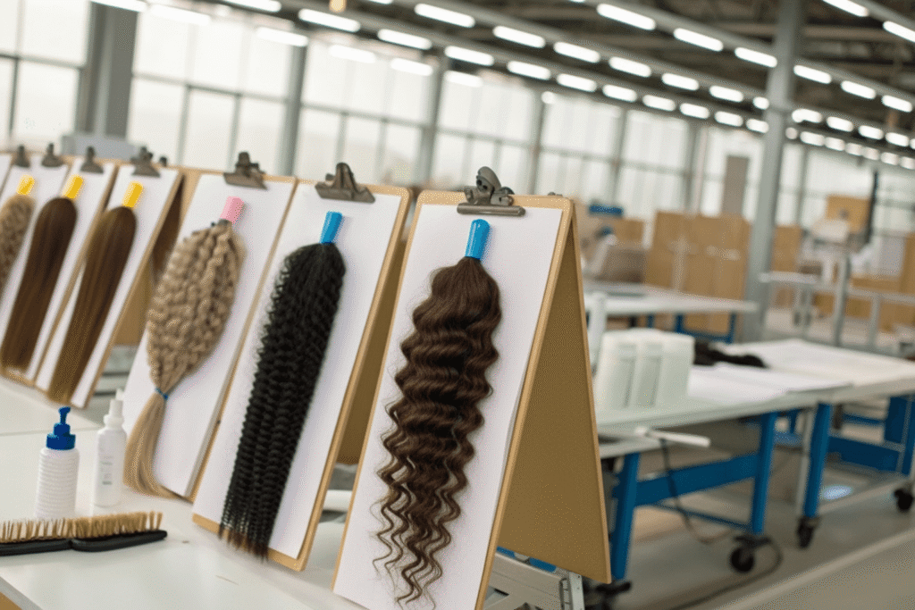 Curly Heat-Resistant wig fiber