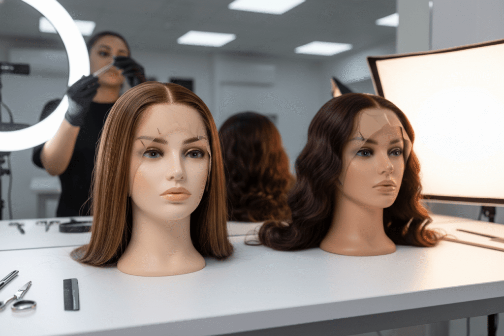 HD lace front wig and transparent lace front wig