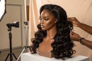 HD lace melted hair wig
