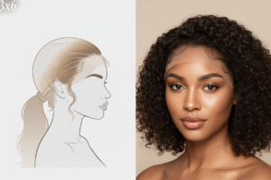 HD Swiss lace front 13×6 cap with ultra-fine denier grid human hair wig