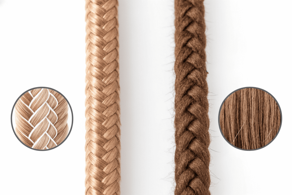 Remy & Non-Remy hair strands