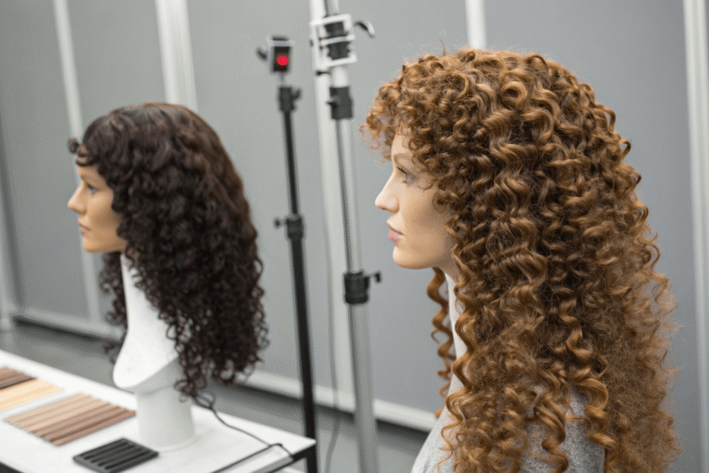 bio-PET and bio-based PA wig tresses