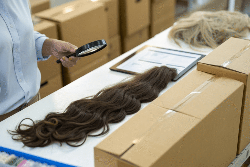customs inspection for hair extensions