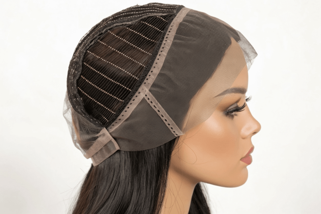 hybrid wig construction HD Swiss lace at the front hairline