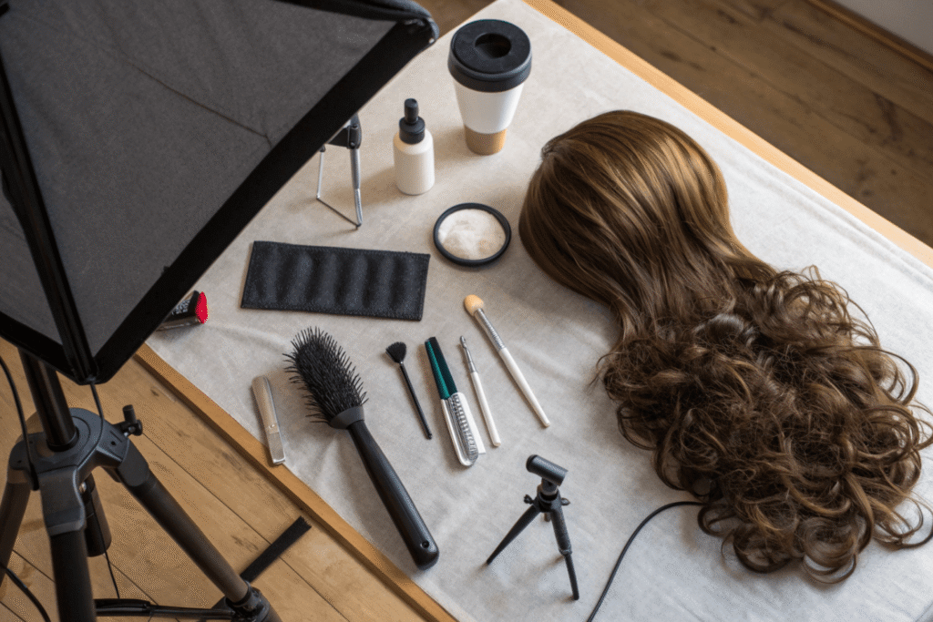 lace tint human hair wig