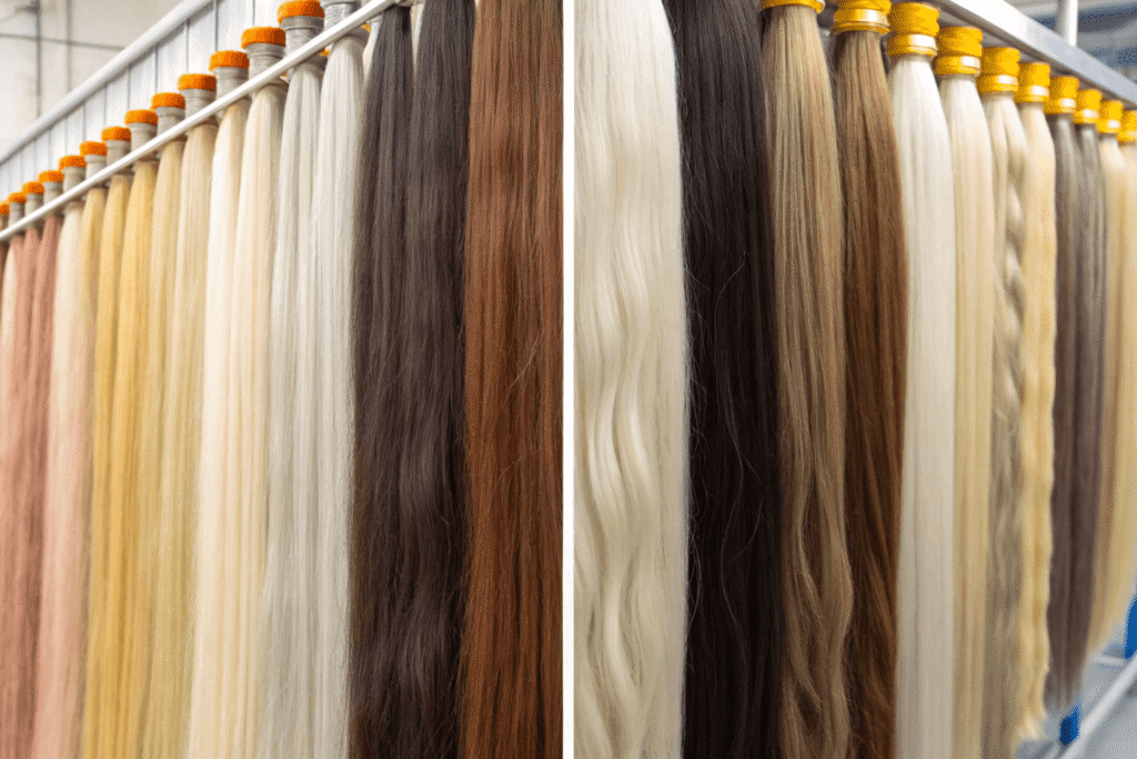 pre-colored hair vs virgin hair wig bundles