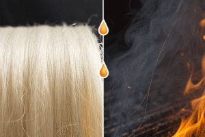premium modacrylic wig fibers vs low-grade PP blends