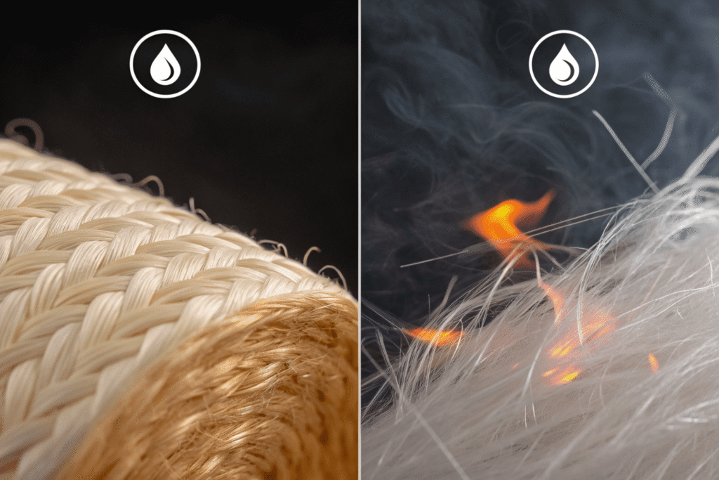 premium modacrylic wig fibers vs low-grade acrylic blends