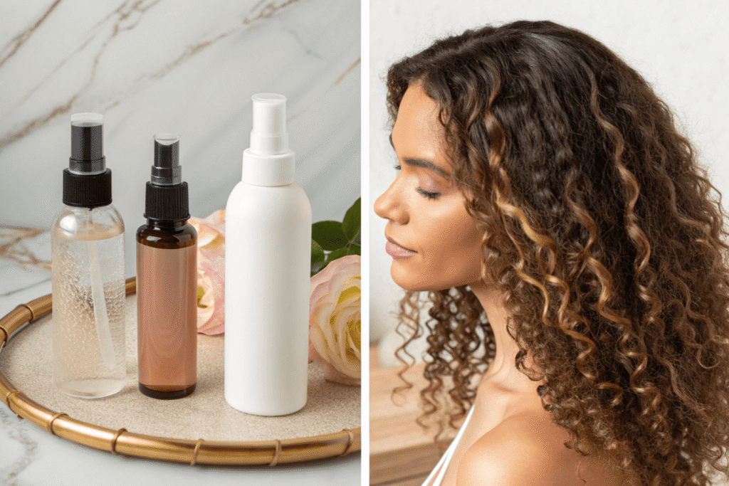 set a routine that protects both hair and cap