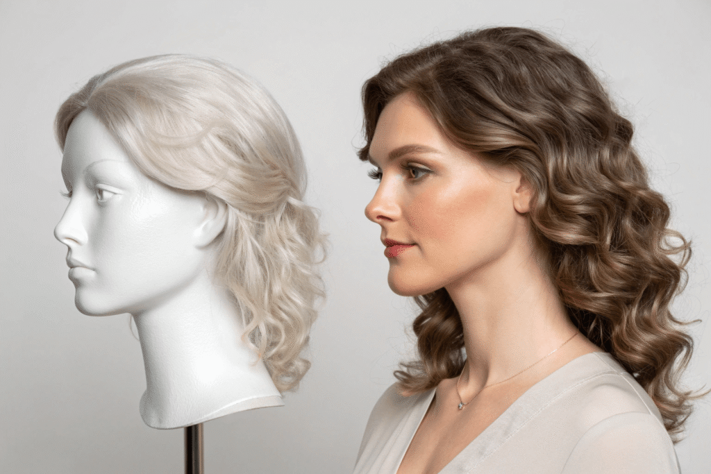 silk top, monofilament, and HD lace wig