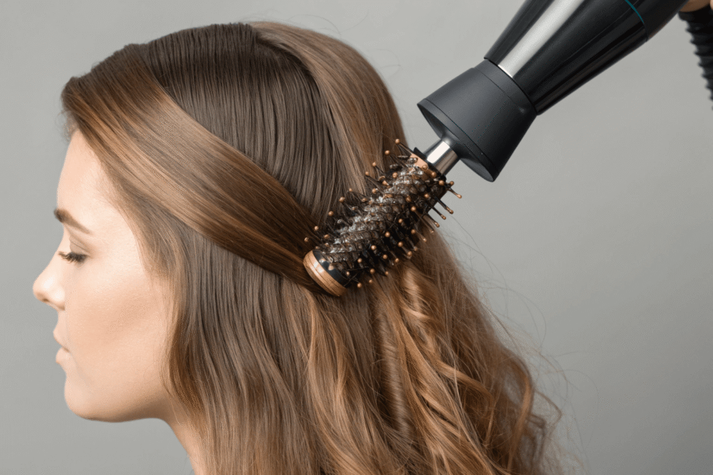 waves brush-out on human hair wig