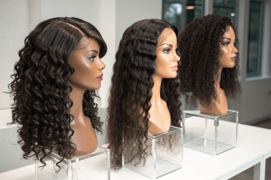 premium Brazilian Peruvian and Malaysian human hair wigs