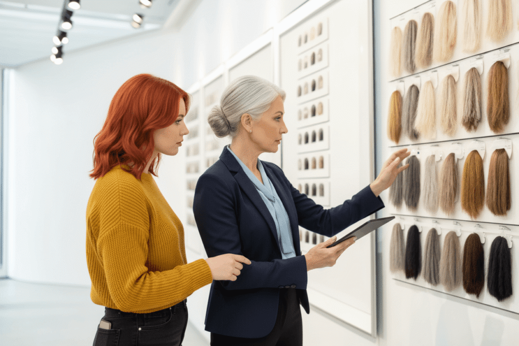 hair extension clip-ins