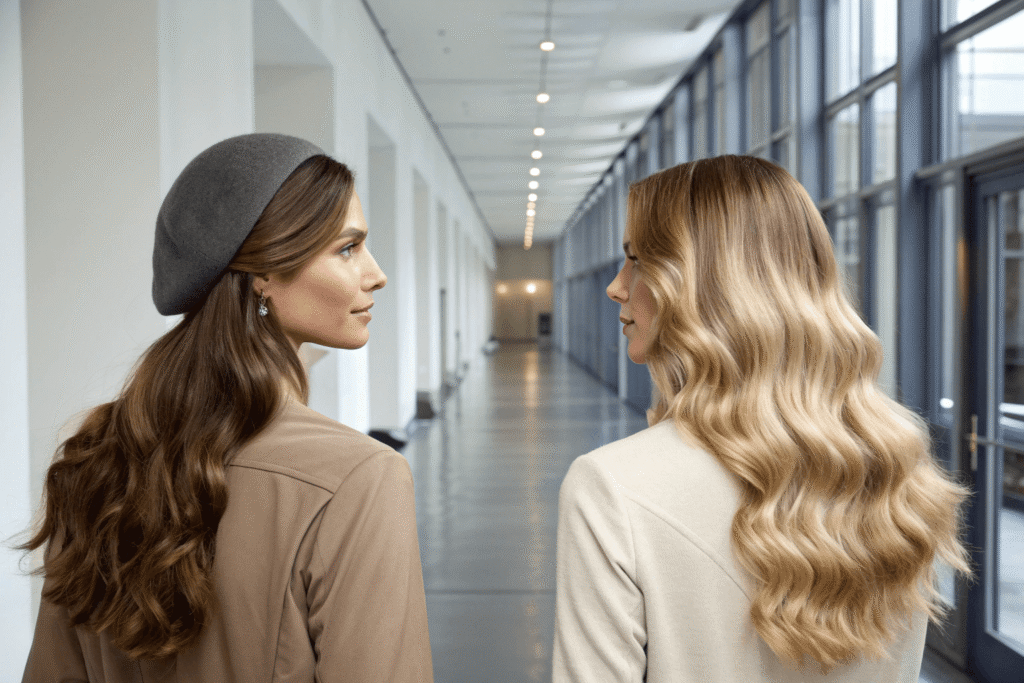 human hair loose wave wig at 130% density