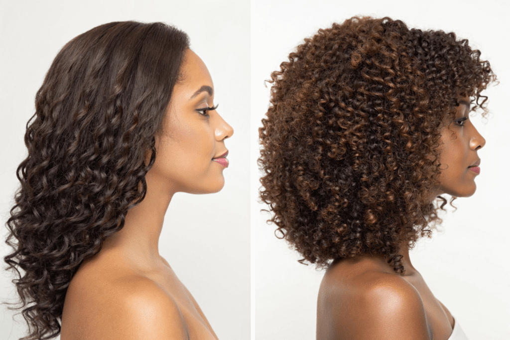 loose body wave kinky-curly textures human hair wig