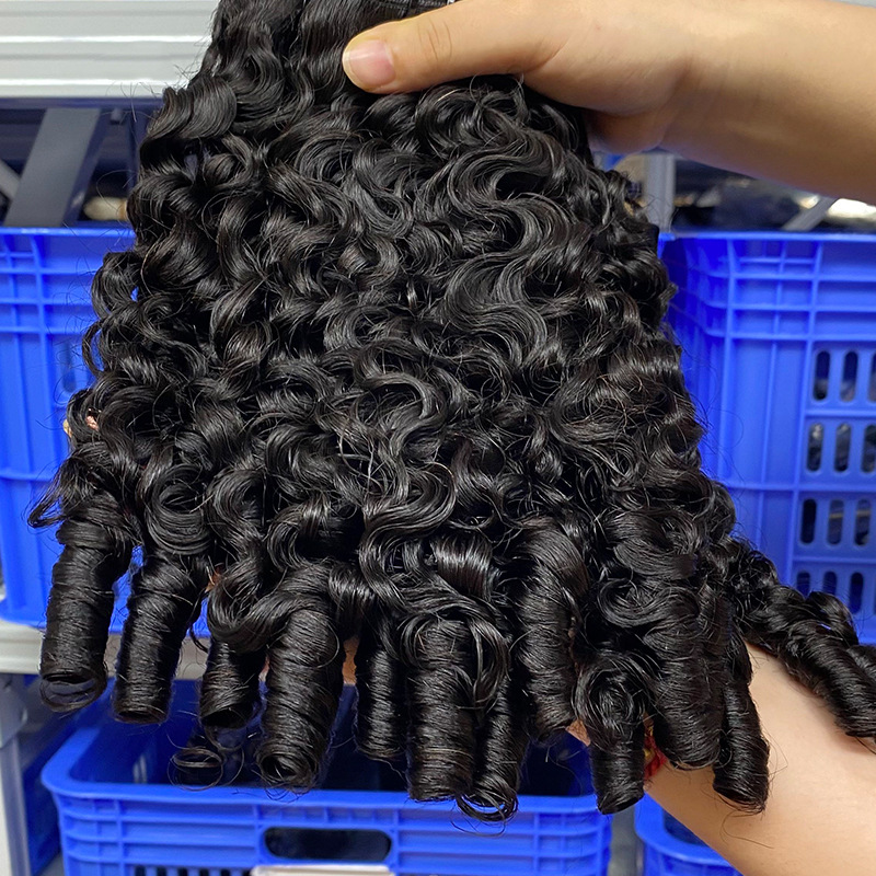 human hair bundles french curly