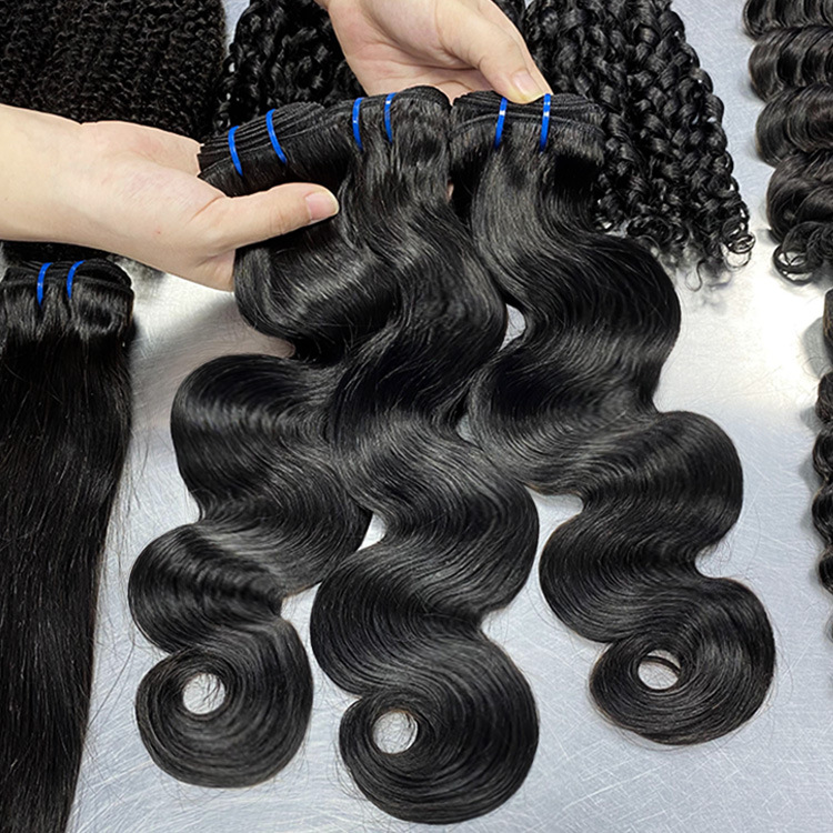Body wave human hair, 18 inch bundle, thick ends, minimal shedding