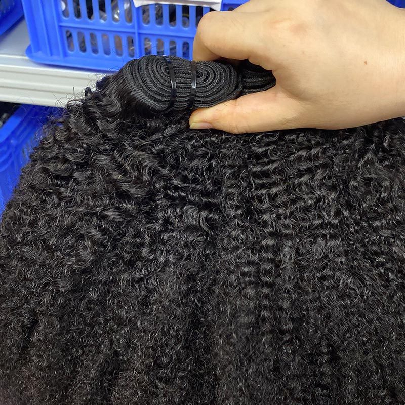 tight curly human hair bundles for natural look