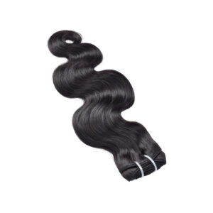 Body wave human hair bundle, machine weft, low shedding, no tangles