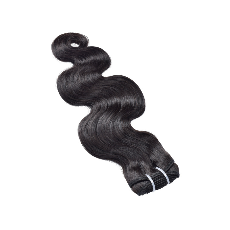 Body wave human hair bundle, machine weft, low shedding, no tangles