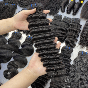 virgin hair deep wave 3 bundles full volume