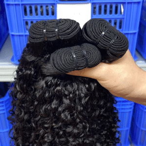 pixie curly human hair bundle