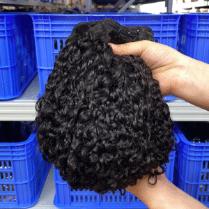 pixie curly human hair bundle
