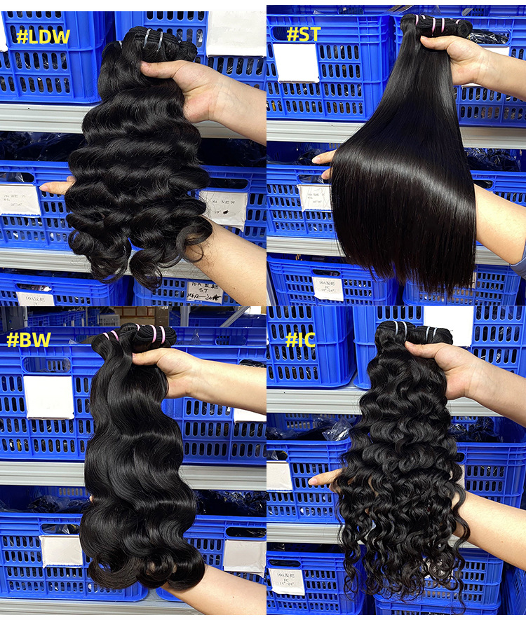 strange body wave human hair bundles